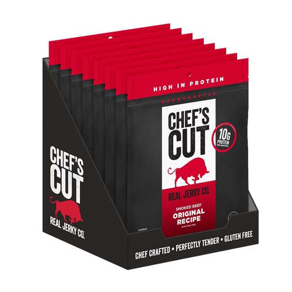 Chefs Cut Real Jerky Co Smoked Beef Original Recipe 2.5 oz., PK8 5000